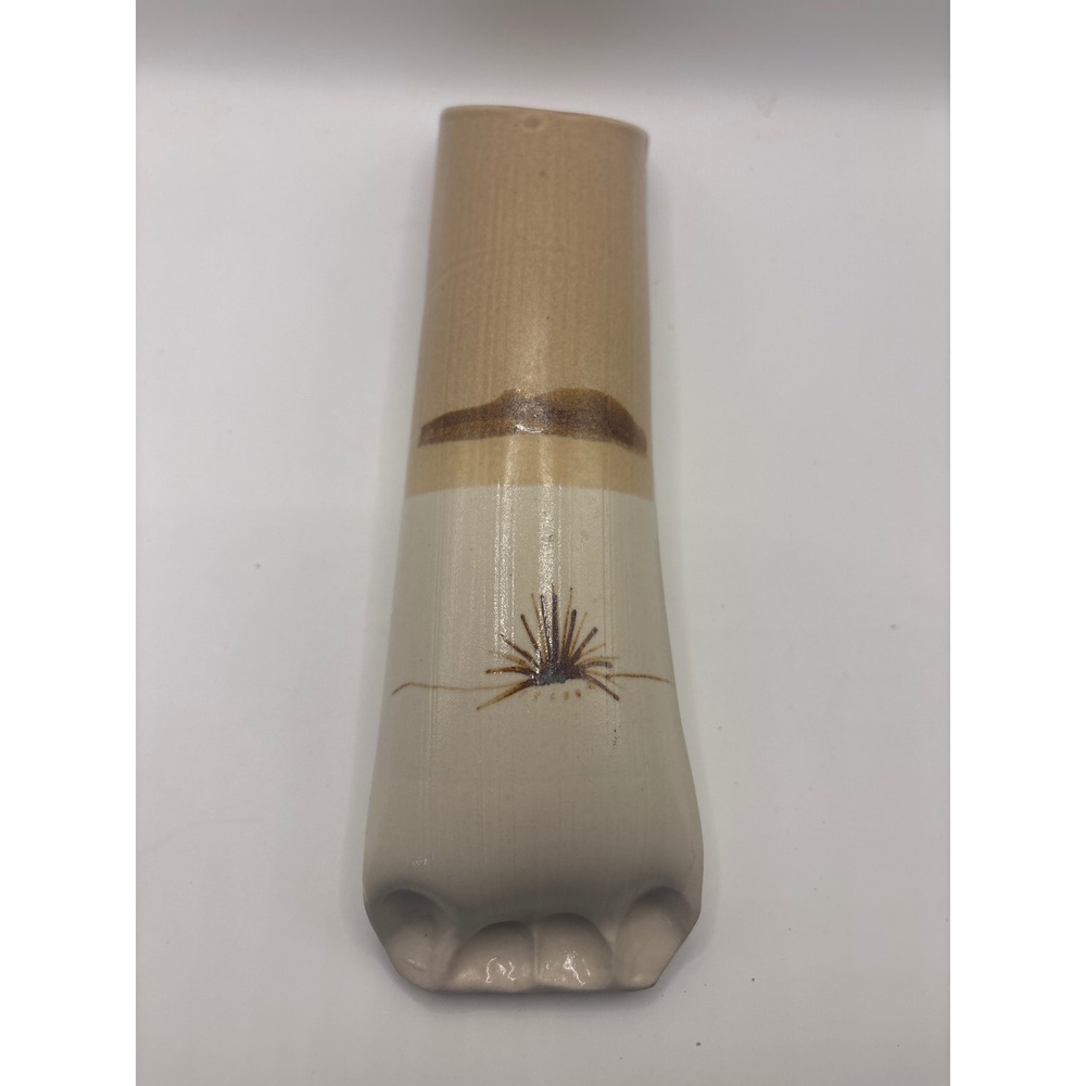 VTG O'Day 1998 Studio Pottery Wall Pocket Vase Matchstick Holder Southwestern